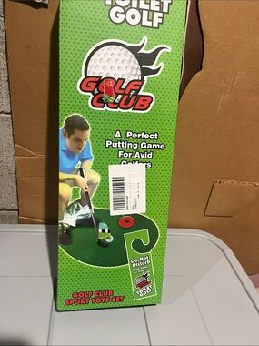 Toilet Golf Putting Game - Green